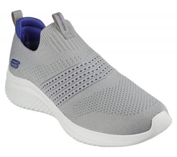 Pánské Mokasíny Skechers Ultra Flex 3.0 - Wintek Šedé Blankyt | MZWRNQO-58