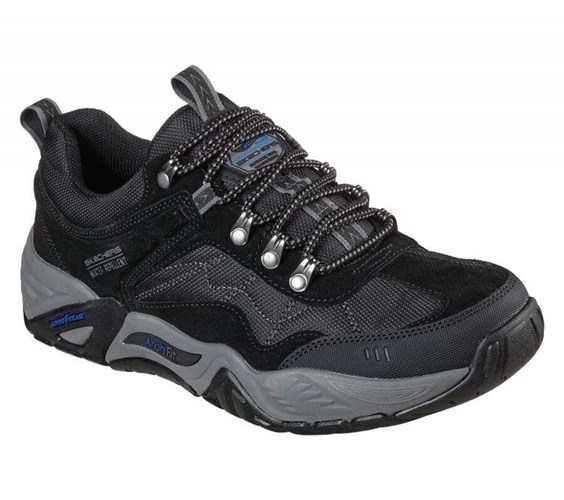 Pánské Oxfordky Skechers Arch Fit Recon - Harbin Černé | SOKLMEW-32