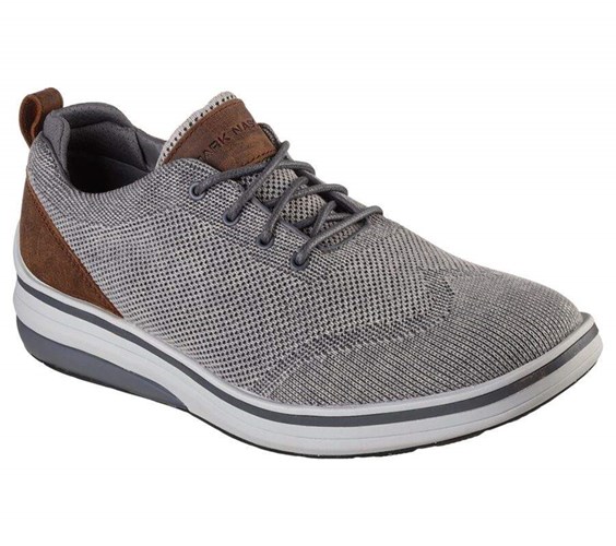 Pánské Oxfordky Skechers Běžné Cell Wrap - Robinson Šedé | ZYFDLHX-53