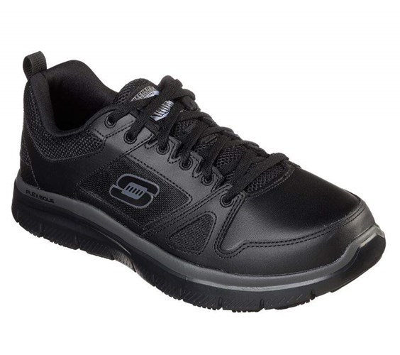 Pánské Oxfordky Skechers Pracovní Relaxed Fit: Flex Advantage SR Černé | GHNXIMC-21