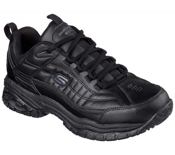 Pánské Oxfordky Skechers Pracovní: Soft Stride - Galley Černé | PXSTFMW-56