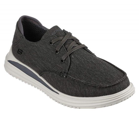 Pánské Oxfordky Skechers Proven - Forenzo Černé | OBTGENP-94