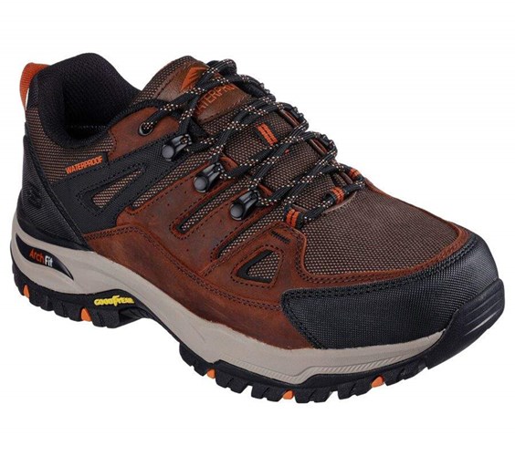 Pánské Oxfordky Skechers Relaxed Fit: Arch Fit Dawson - Argosa Hnědé | WQDTYXM-41