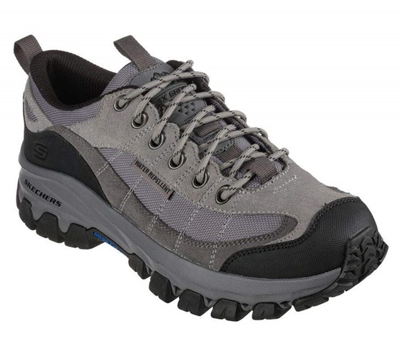 Pánské Oxfordky Skechers Relaxed Fit: Edgmont - Lanbury Šedé | DBFZJUG-78