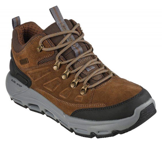 Pánské Oxfordky Skechers Relaxed Fit: Lugwin - Armadale Hnědožlutý | FMWCTBN-73