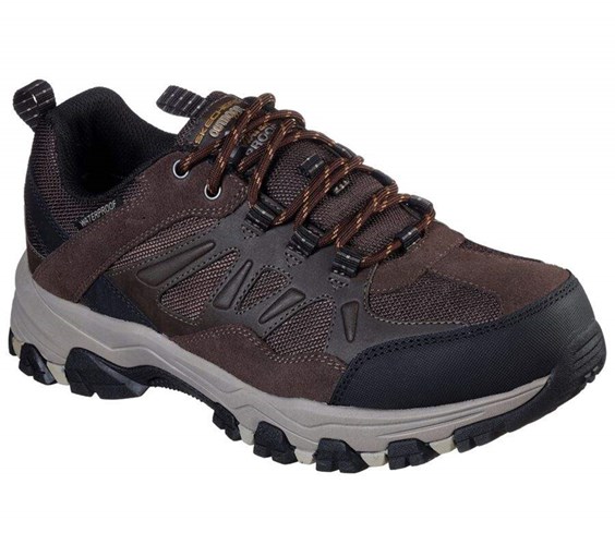 Pánské Oxfordky Skechers Relaxed Fit: Selmen - Enago Čokolády | TGQPIHJ-07