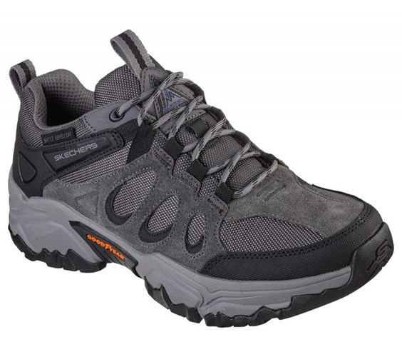 Pánské Oxfordky Skechers Relaxed Fit: Terraform - Selvin Šedé | FWLDHMI-39