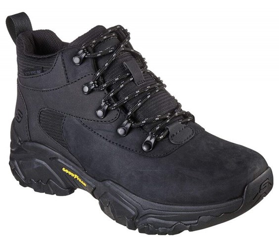 Pánské Oxfordky Skechers Relaxed Fit: Terraform - Renfrow Černé | GIQWJLA-64