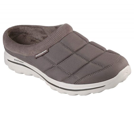 Pánské Pantofle Skechers GO WALK Lounge Hnědožlutý | SFOXPJE-68