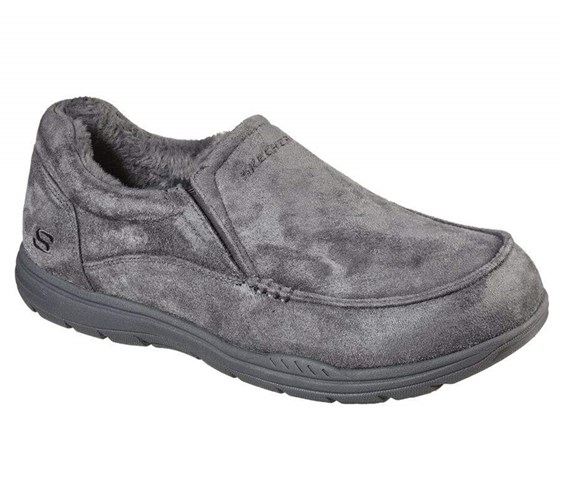 Pánské Pantofle Skechers Relaxed Fit: Expected X - Larmen Šedé | CZNPVUG-64