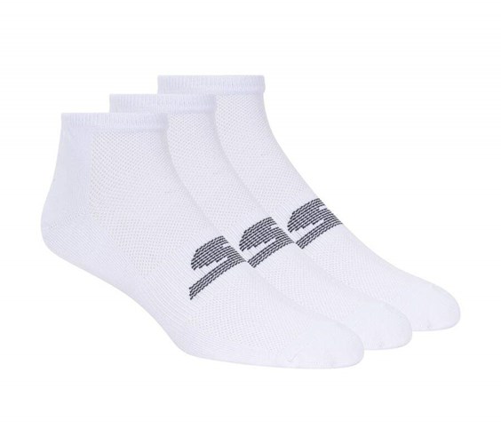 Pánské Ponožky Skechers Extended Size Microfiber Low Cut - 3 Pack Bílé | OLIUQME-05