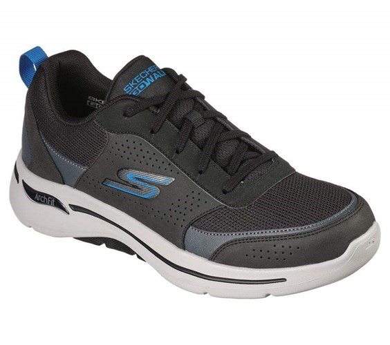 Pánské Tenisky Skechers GOwalk Arch Fit - Recharge Černé Blankyt | USWYZQX-94