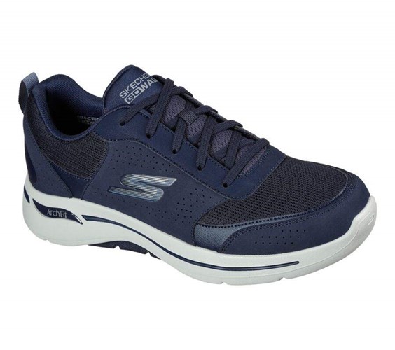 Pánské Tenisky Skechers GOwalk Arch Fit - Recharge Tmavě Blankyt Blankyt | XYFUQDA-58