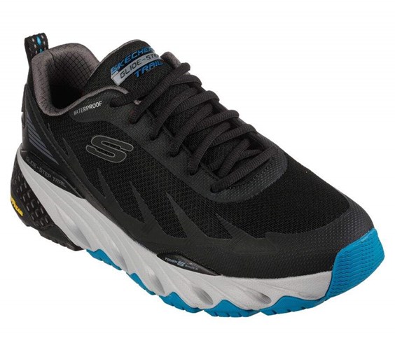 Pánské Tenisky Skechers Glide-Step Trailové - Botanic Černé | MVRQDKW-53