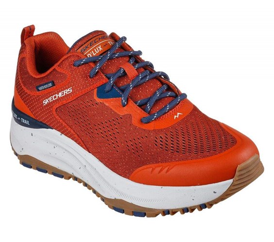 Pánské Tenisky Skechers Relaxed Fit: D'Lux Trailové Oranžové | RWKGMTE-79