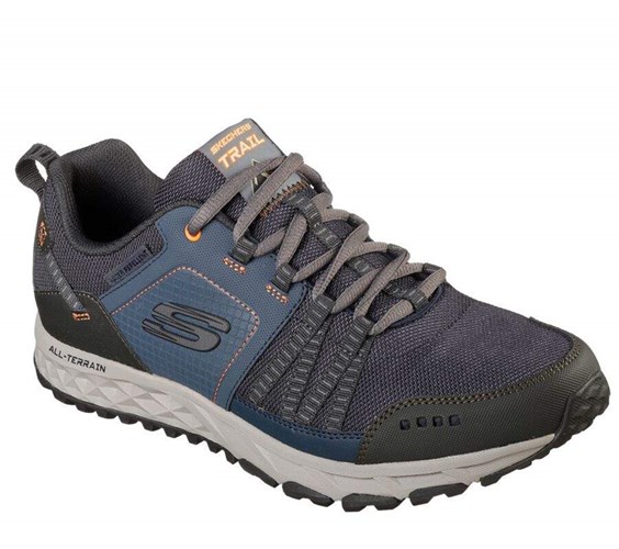 Pánské Trailové Boty Skechers Escape Plan Tmavě Blankyt | OKBESTN-10