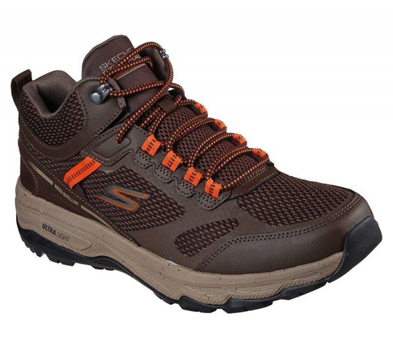 Pánské Trailové Boty Skechers GOrun Trailové Altitude - Element Hnědé Oranžové | GJXOPDL-74