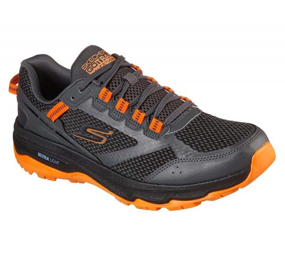 Pánské Trailové Boty Skechers GOrun Trailové Altitude Šedé Oranžové | HQPNOSW-71