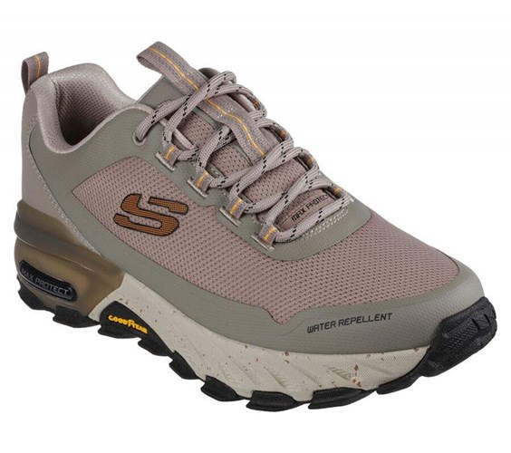 Pánské Trailové Boty Skechers Max Protect - Liberated Šedé Hnědé | AQHDMCZ-23