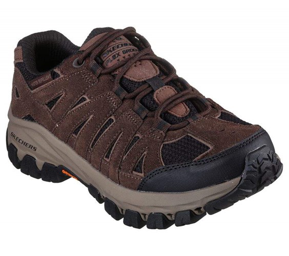 Pánské Trailové Boty Skechers Relaxed Fit: Edgmont - Taggert Čokolády | YIAVPFZ-19