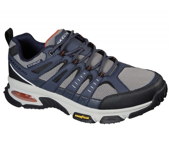 Pánské Trailové Boty Skechers Skech-Air Envoy Tmavě Blankyt Šedé | PCQFYSH-12