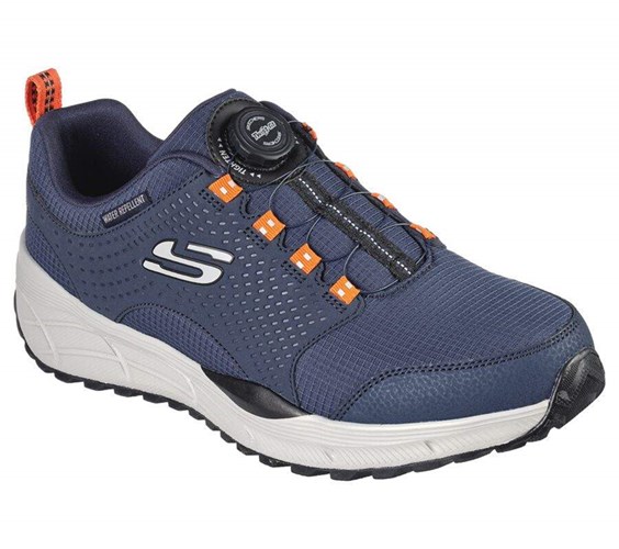 Pánské Trailové Boty Skechers Twist Fit: Equalizer 4.0 - Ibeck Tmavě Blankyt | RWDAEUL-51