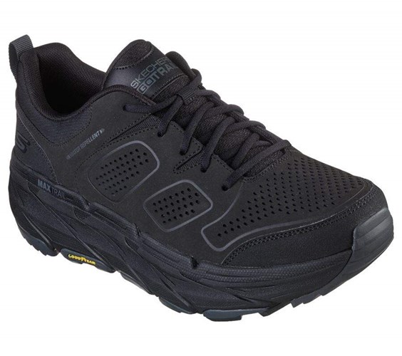 Pánské Trailové Běžecké Boty Skechers Max Cushioning Premier - Sienna Černé | NMRDFGE-70