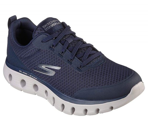 Pánské Trekové Boty Skechers GO WALK Glide-Step Flex - Ryder Tmavě Blankyt | KHNUGRW-51