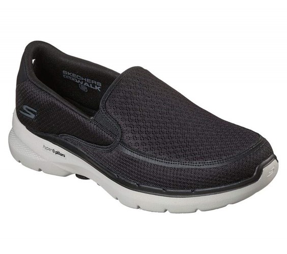 Pánské Trekové Boty Skechers GOwalk 6 - Orva Černé | WMOGLHK-05