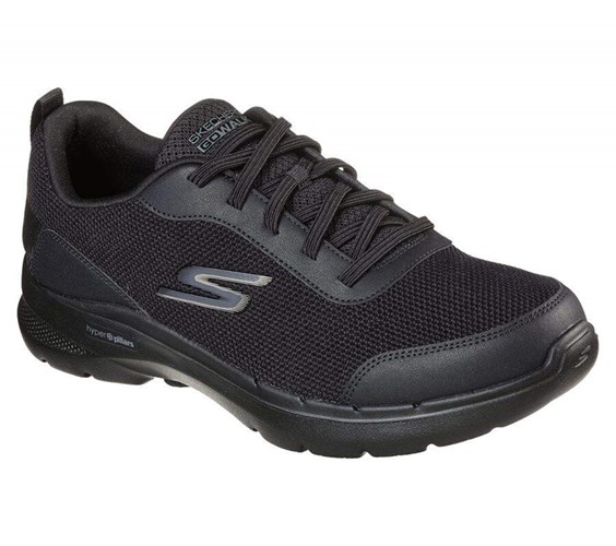 Pánské Trekové Boty Skechers GOwalk 6 - Bold Knight Černé | YVSRJFI-21