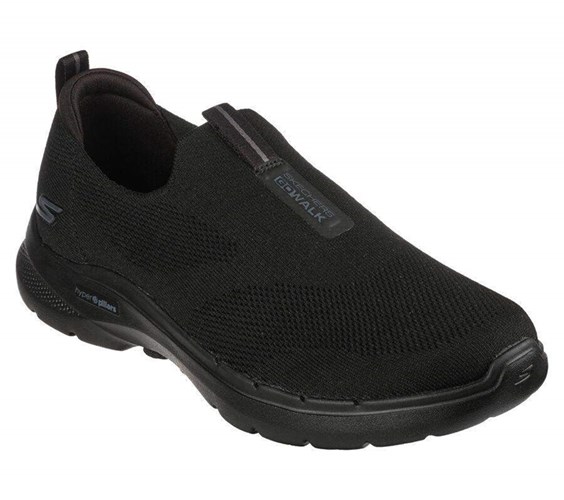 Pánské Trekové Boty Skechers GOwalk 6 Černé | REBMXWN-60