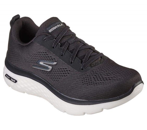 Pánské Trekové Boty Skechers GOwalk Hyperburst Černé Bílé | HBGSPLD-21