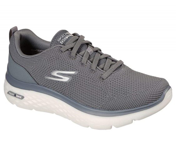 Pánské Trekové Boty Skechers GOwalk Hyper Burst - Nanocore Šedé | IPUJQHF-76