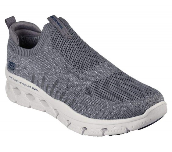 Pánské Trekové Boty Skechers Glide-Step Flex Šedé | FLBUDEN-50