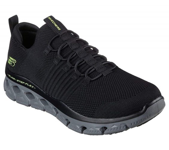 Pánské Trekové Boty Skechers Glide-Step Flex Černé Šedé | HIWYAGT-05