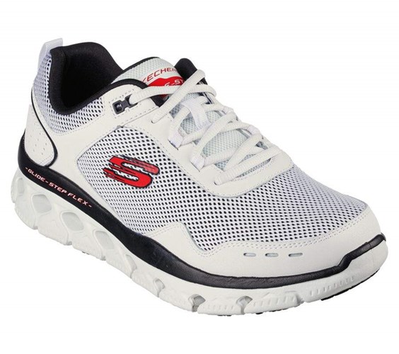 Pánské Trekové Boty Skechers Glide-Step Flex - Blados Bílé Černé | JDAZSIE-38