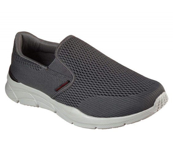 Pánské Trekové Boty Skechers Relaxed Fit: Equalizer 4.0 - Triple-Play Šedé Červené | IDAMSNQ-15