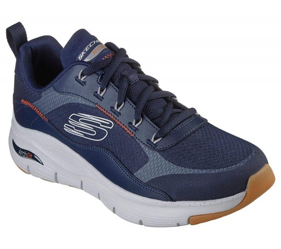 Pánské Tréninkové Boty Skechers Arch Fit - Cool Oasis Tmavě Blankyt | BGXUHTI-81