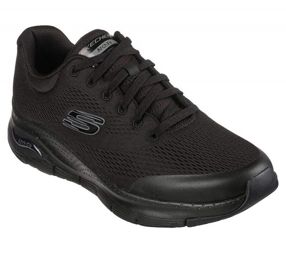 Pánské Tréninkové Boty Skechers Arch Fit Černé | FDKRGHA-72