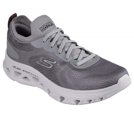 Pánské Tréninkové Boty Skechers GO RUN Glide-Step Flex - Radar Šedé | CSBPYWX-15