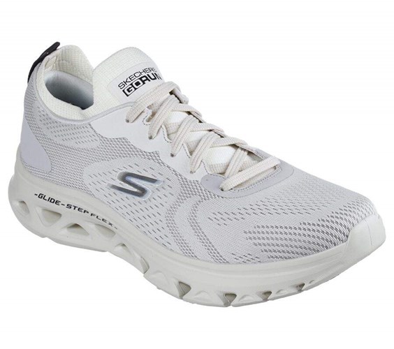 Pánské Tréninkové Boty Skechers GO RUN Glide-Step Flex - Radar Bílé Černé | QAHXEVO-73