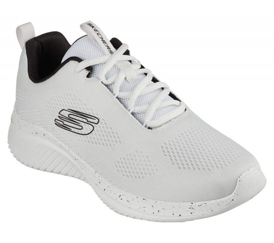 Pánské Tréninkové Boty Skechers Ultra Flex 3.0 Bílé Černé | XIVCHGD-08