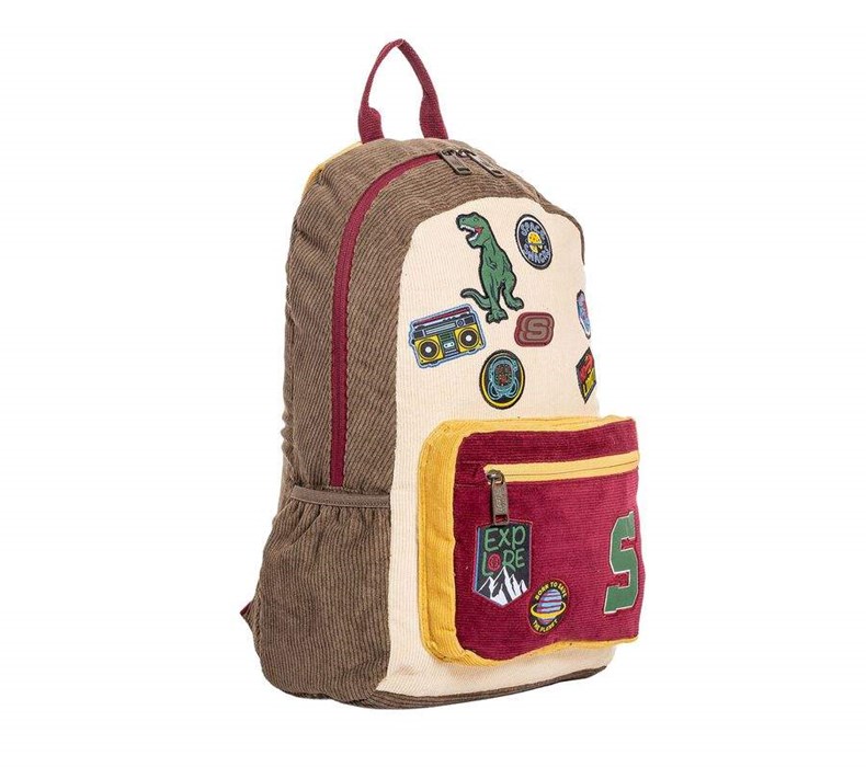 Chlapecké Backpack Skechers Corduroy Adventure Hnědé | SCOWIFG-76