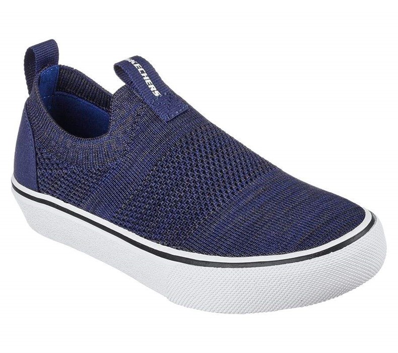 Chlapecké Boty Casual Skechers Street Fame - Zakred Tmavě Blankyt | MEDSRUV-14