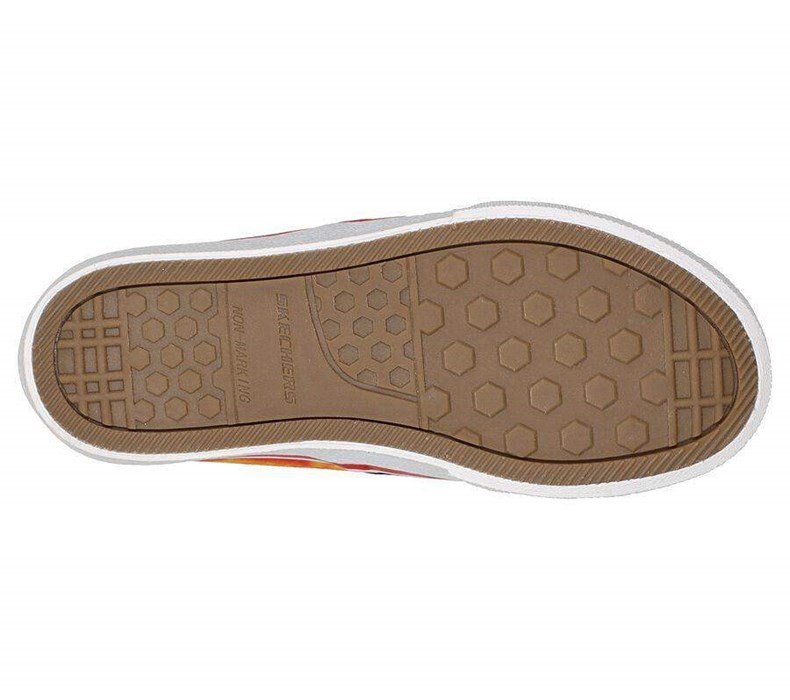 Chlapecké Boty Casual Skechers Street Fame - Lava Clouds Červené Černé | OQBCYWP-10