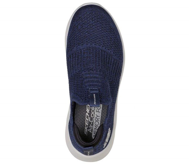 Chlapecké Boty Casual Skechers Ultra Flex 2.0 - Mirkon Tmavě Blankyt | AUMDYXL-20