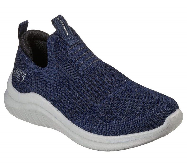 Chlapecké Boty Casual Skechers Ultra Flex 2.0 - Mirkon Tmavě Blankyt | AUMDYXL-20