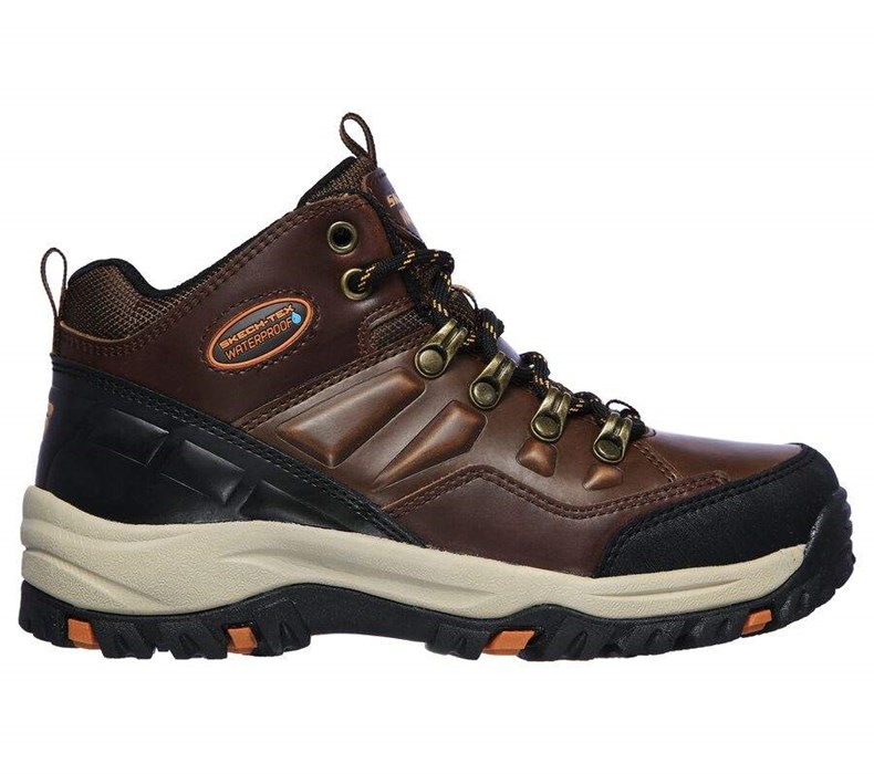 Chlapecké Boty Skechers Relment - Traven Hnědé | KHEFUBX-61