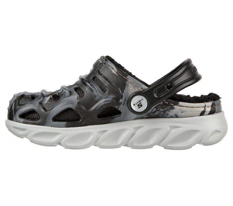 Chlapecké Mokasíny Skechers Hypno-Splash - Cozy Blast Černé Šedé | XEJDRMB-05