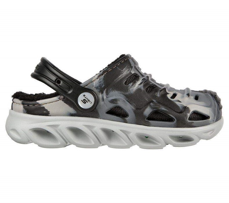 Chlapecké Mokasíny Skechers Hypno-Splash - Cozy Blast Černé Šedé | XEJDRMB-05